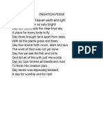 Creation Poem