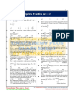 Algebra Set - 2