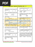 Numbers System Set - 1