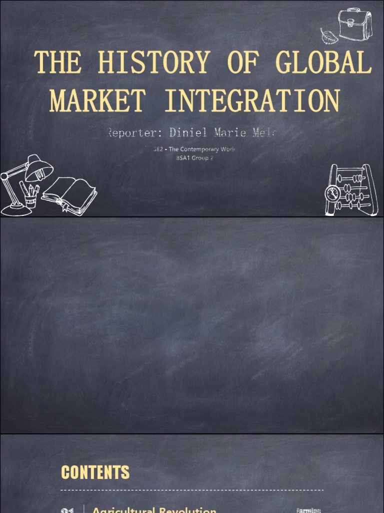 Pdf the history of global market integration pdf