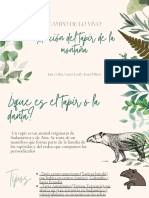 Presentación Proyecto Clase Naturaleza Hojas Acuarela Orgánica Verde