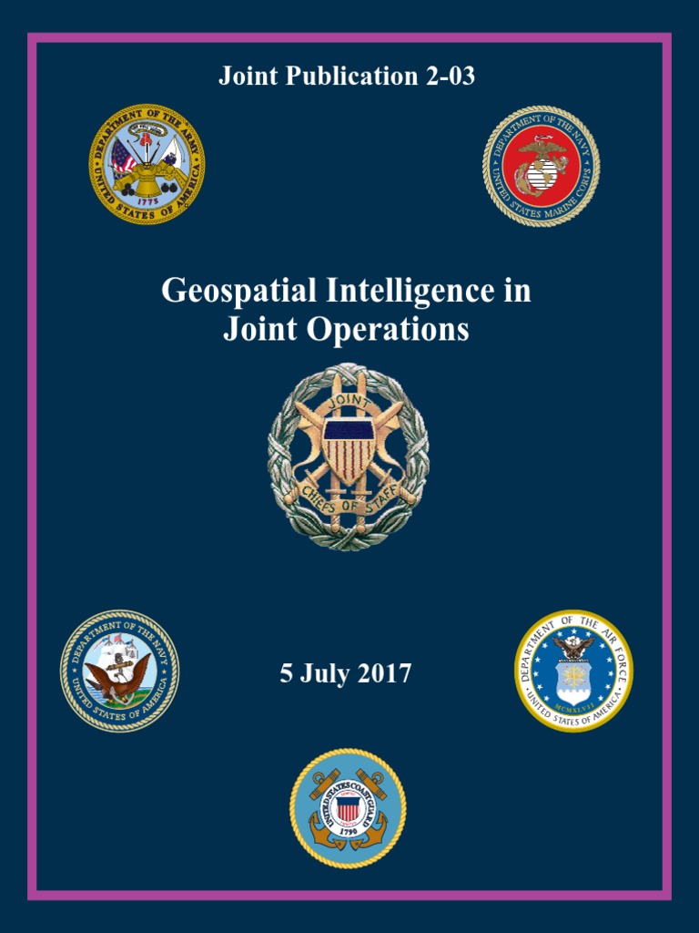 Joint Publication 203 Geospatial Intelligence in Joint Operations