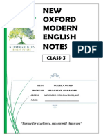 OXFORD MODERN ENGLISH NOTES CLASS-3 3rd Edition