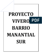 Proyecto Vivero Forestal