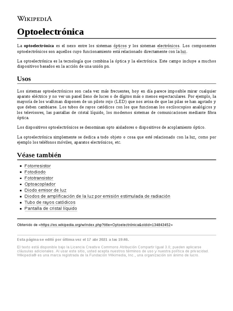 Optoelectrónica PDF