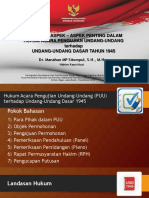 Materi - 93 - Mahkamah Konstitusi Dan Hukum Acara PUU Terhadap UUD NRI Tahun 1945 - Dr. Manahan MP. Sitompul