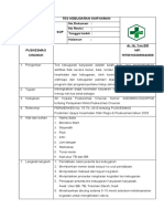 SOP Tes Kebugaran Karyawan.