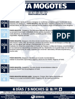 Itinerarios Punta Mogotes 6D-5N