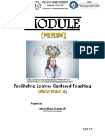 Prelim Learning Module - Facilitating Learning