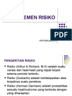 Materi 3. Manajemen Risiko Pertemuan 3 Dan 4