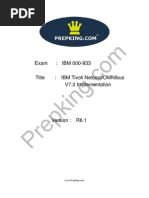 Prepking 000-933 Exam Questions