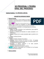 Derecho Procesal I (Teoría General Del Proceso) - Apunte Completo