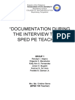Group 1 Documentation SPED Teacher