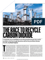 The Race To Recycle Carbon Dioxide
