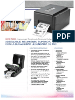 Catalogo Impresora de Etiquetas TSC Te200