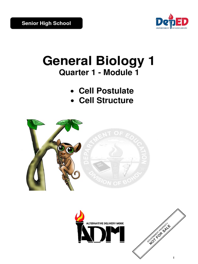 Gen Bio1 - Q1 - Module1 - WK1 | PDF | Endoplasmic Reticulum | Cell ...