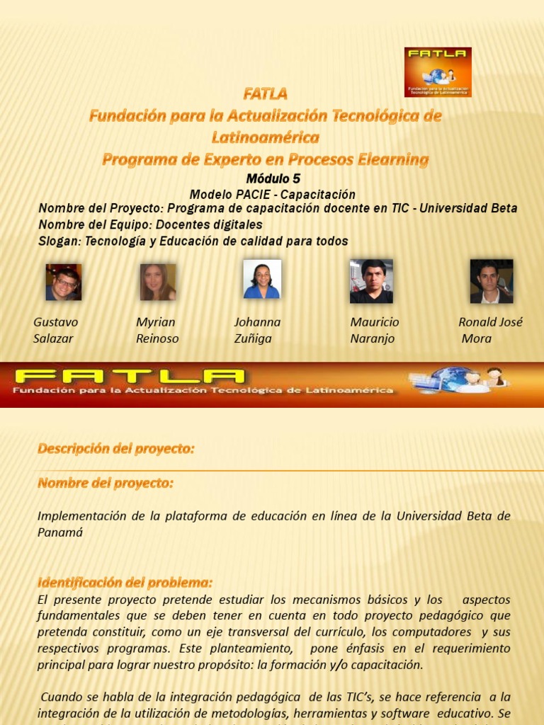 Programa de Capacitación Docente en TIC - Universidad Beta | PDF