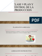 Clase 9 Plan y Control de La Produccion Plan Agregado