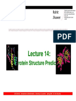 Protein Structure Prediction: Secondary Structures and Classes