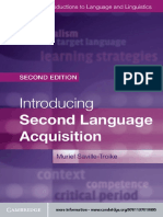 Introducing Second Language Acquisition CHAPTER 1