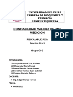 PRACTICA 3 Confiabilidad y Validez de Una Medición