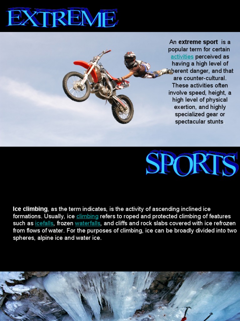 Benefits Of Doing Extreme Sports – VEJYCP