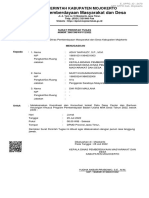 Surat Tugas DPMD Prov Jatim 29 Juli 2022