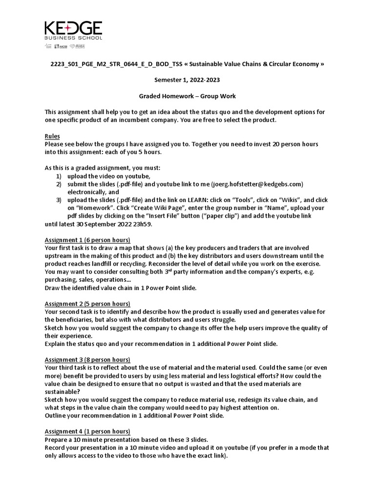 PGE M2 STR 0644 - 2122 - Assignment | PDF | You Tube | Computing