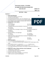 CL 9-II Sem Rev Exam - Biology