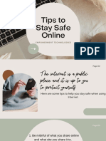 Tips To Stay Safe Online