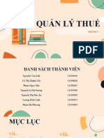 Ppt - Quản Lý Thuế - Nhóm 3