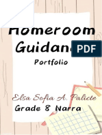 Homeroom Guidance Portfolio- Elsa Palicte 愛