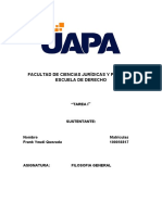 Filosofía general tarea 1