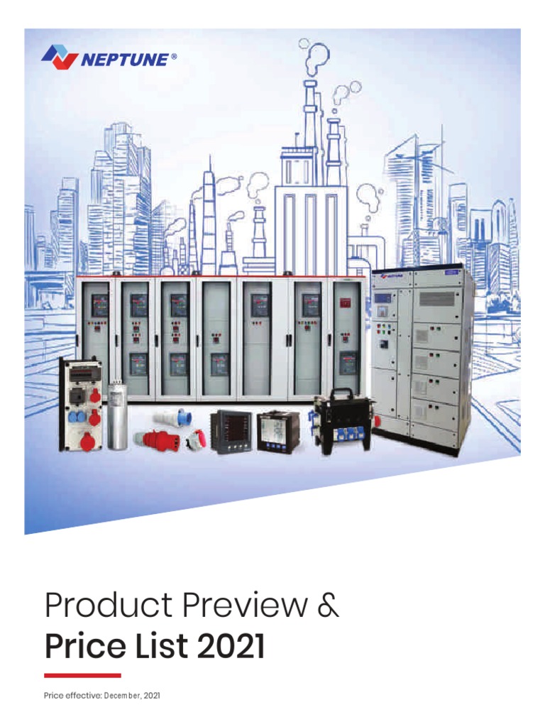 Neptune Price List (Wef Dec'2021) PDF Electronics Electric Power