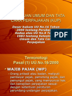 Kup Ketentuan Umum Perpajakan