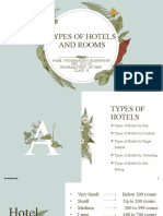 Types of Hotels and Rooms