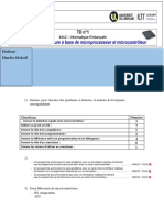 TD1 Informatique Embarqué Correction MANDIN MICKAEL