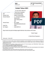 Kartu Peserta KIP Kuliah 2021