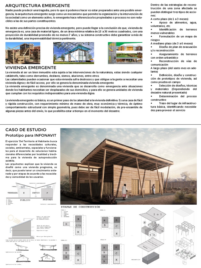 Vivienda Emergente: Soluciones Efectivas | PDF