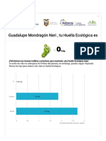 Resultados Calculadora Huella Ecológica