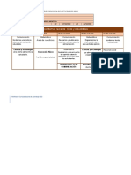 Planif de Activ 4° A de 17 Oct - 21 Oct 2022