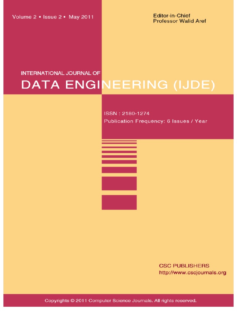 International Journal of Data Engineering IJDE - V2 - I2 | PDF ...