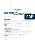 Formulário de inscrição para bolsa de estudos com perguntas sobre perfil socioeconômico