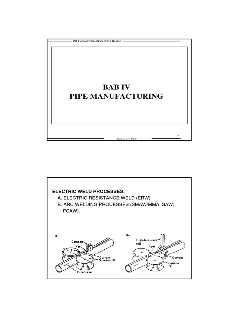 Bab 04 Pipe Manufacturing Pdf