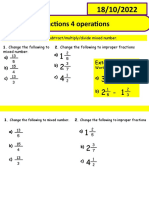 Fractions 4 Operations: Extension