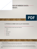 Pengelolaan Sumber Daya Alam Indonesia