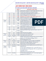 Lịch năm học 2022-2023 19.8.2022