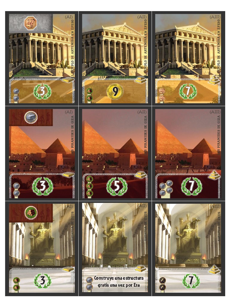7 Wonders Maravillas en Cartas PDF