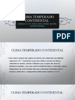 Clima Temperado Continental