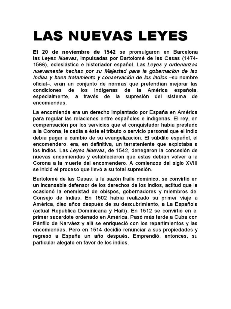 Lectura Las Nuevas Leyes PDF